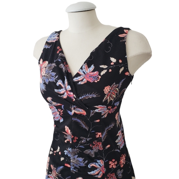 Multicoloured Summer Sleeveless Wiggle Dress - Picture 3 of 5